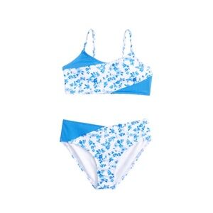 Abercrombie Kids Blue and White Floral Bikini